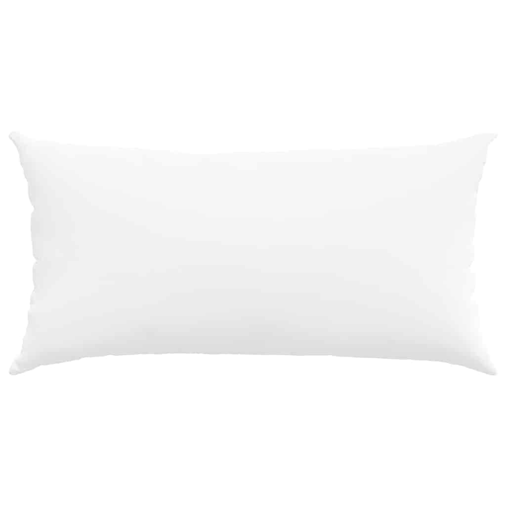 Sofakissen 2 pcs Weiß 80 x 40 cm Stoff