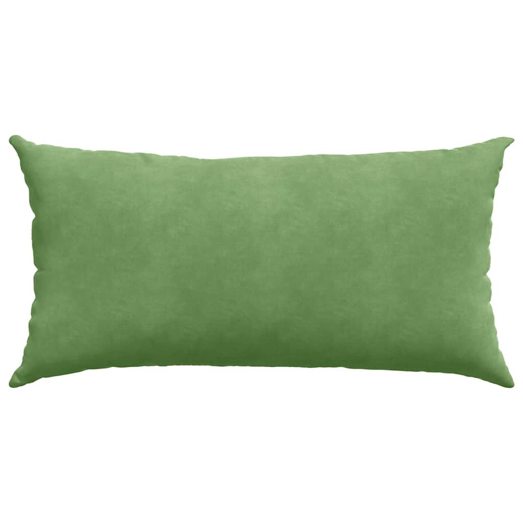 Sofakissen 2 Stück Hellgrün 80 x 40 cm Cordstoff