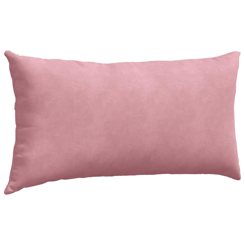 Sofakissen 2 Stück Rosa 80 x 40 cm Cordstoff