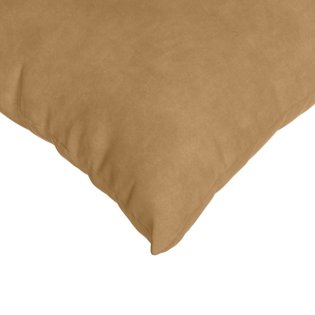 Sofakissen 2 Stück Braun 80 x 40 cm Cordstoff