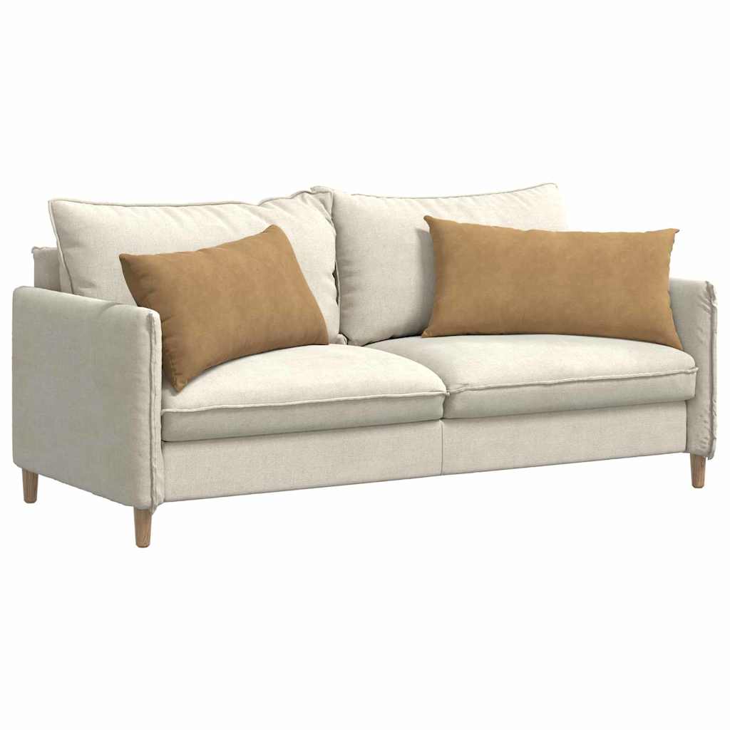 Sofakissen 2 Stück Braun 80 x 40 cm Cordstoff