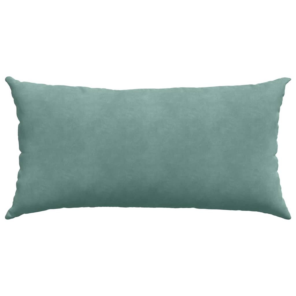 Sofakissen 2 Stück Meergrün 80 x 40 cm Cordstoff