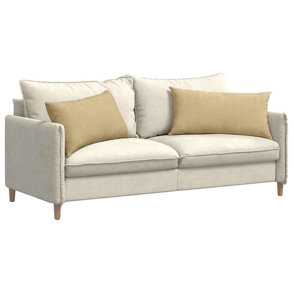 Sofakissen 2 Stück Grau-Grün 80 x 40 cm Cordstoff