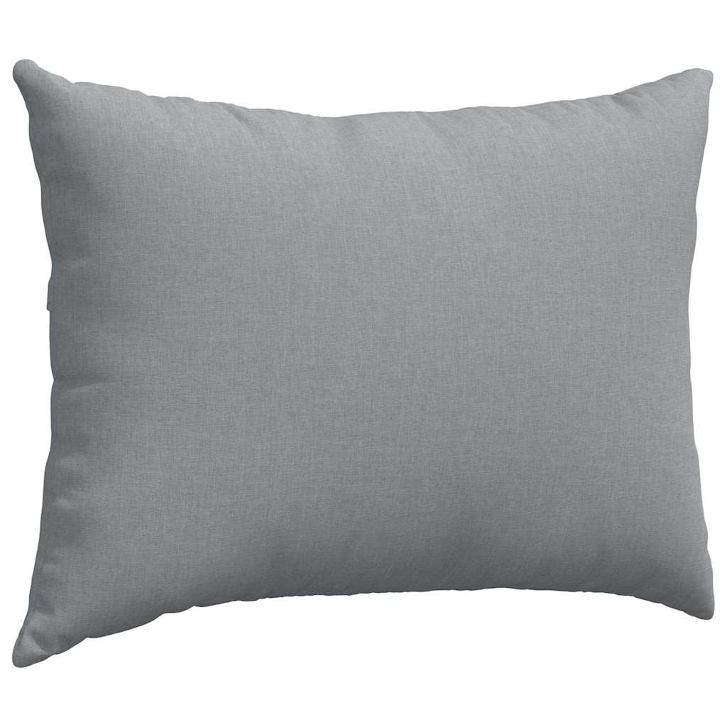 Sofakissen 2 pcs Hellgrau 70 x 50 cm Stoff