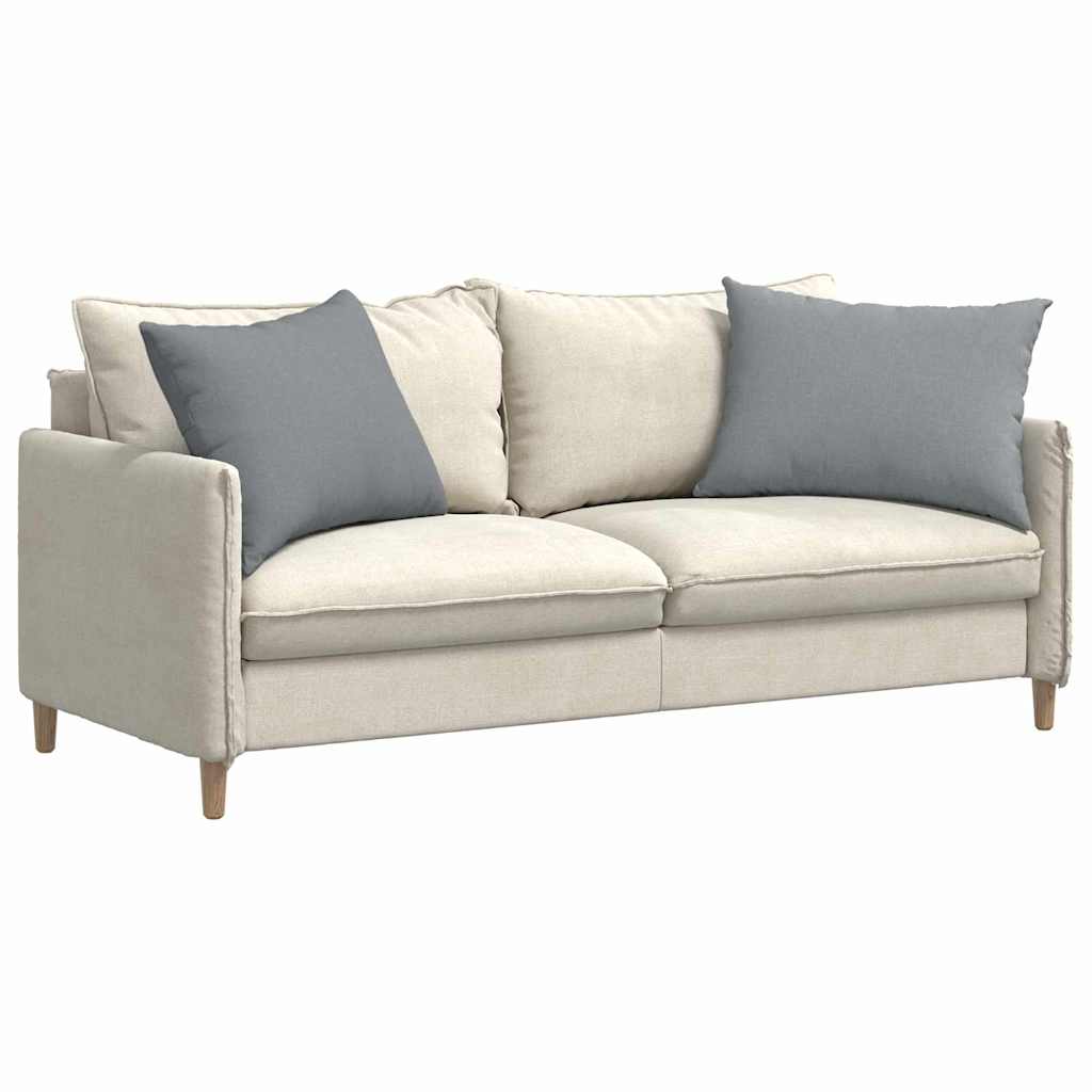 Sofakissen 2 pcs Hellgrau 70 x 50 cm Stoff