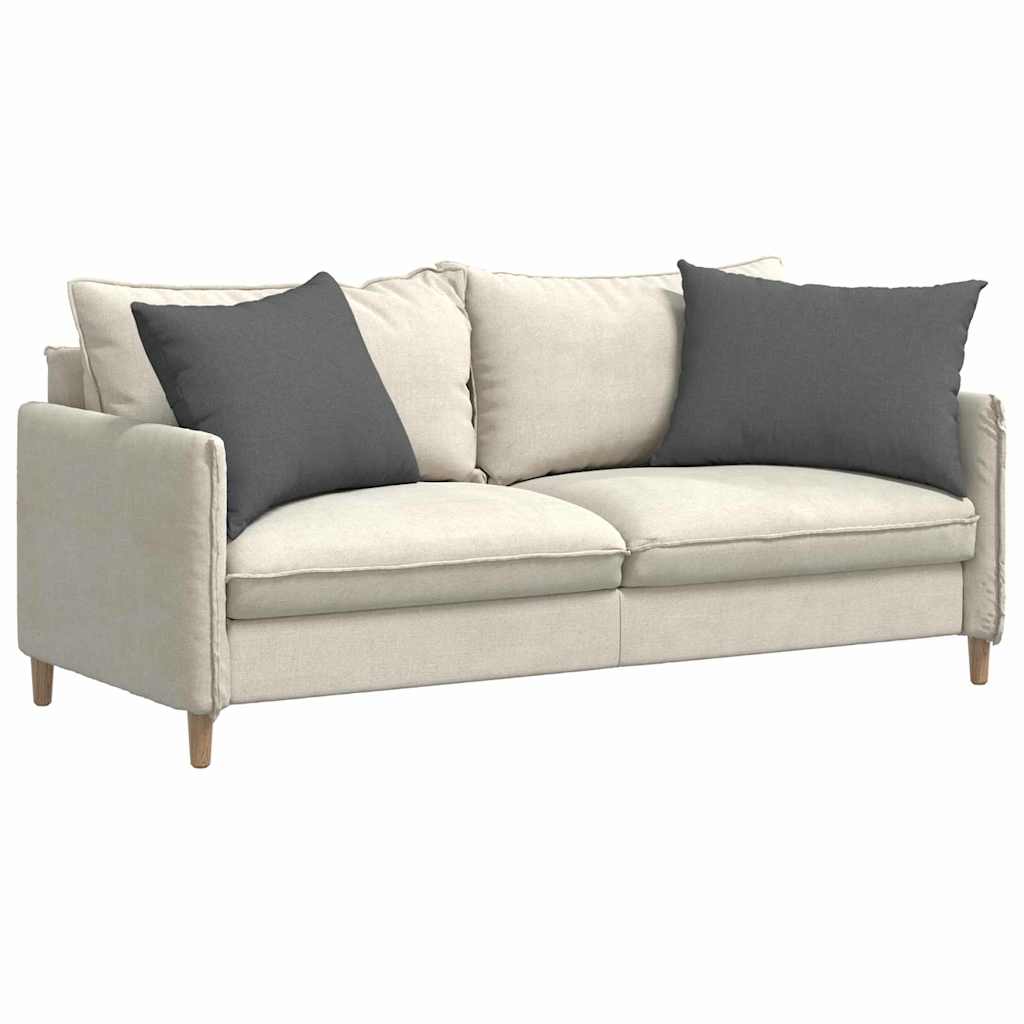 Sofakissen 2 pcs Dunkelgrau 70 x 50 cm Stoff