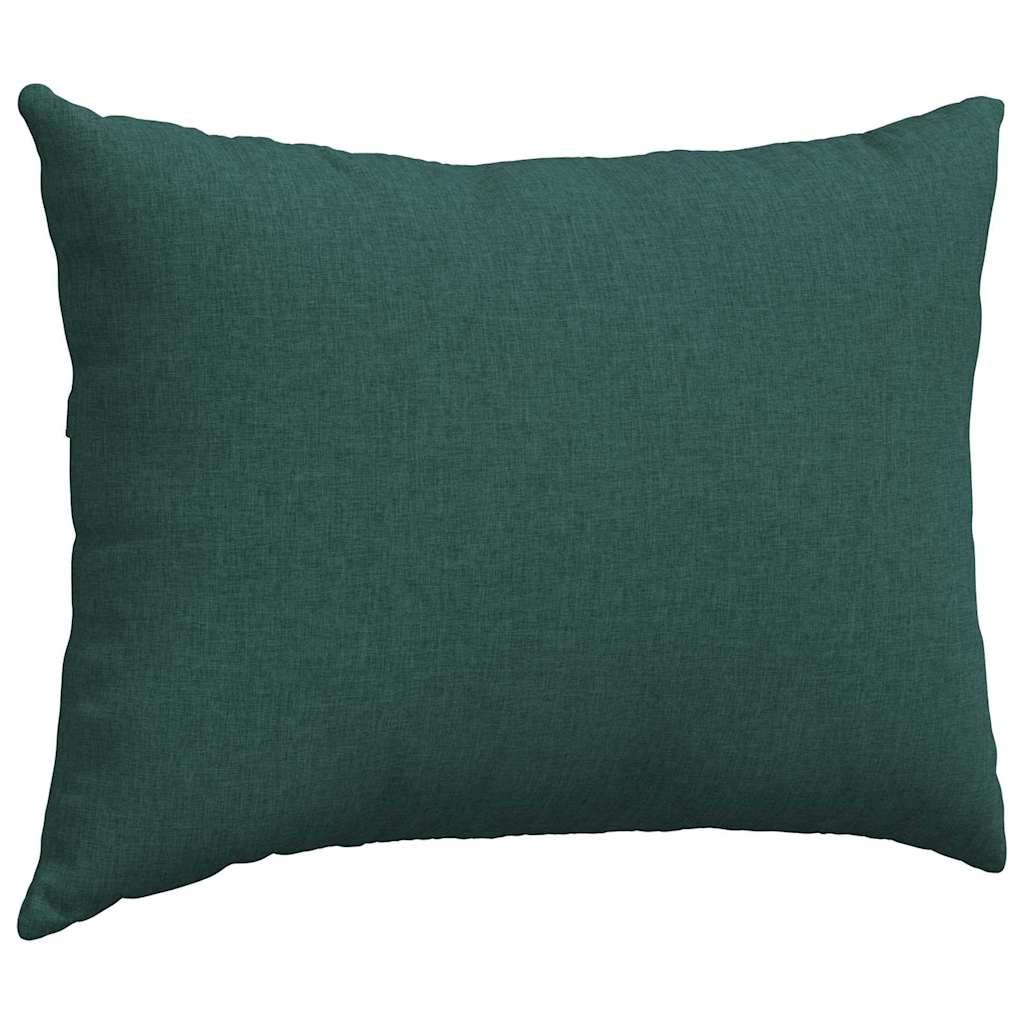 Sofakissen 2 pcs Dunkelgrün 70 x 50 cm Stoff