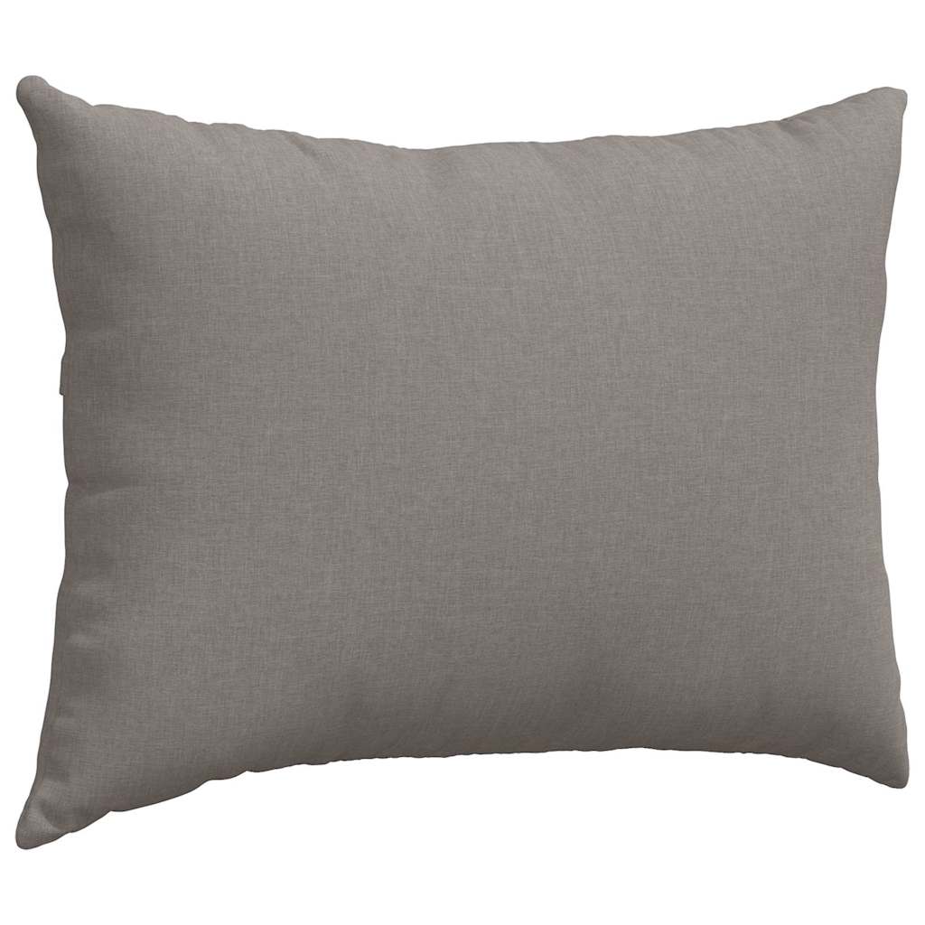 Sofakissen 2 pcs Taupe 70 x 50 cm Stoff