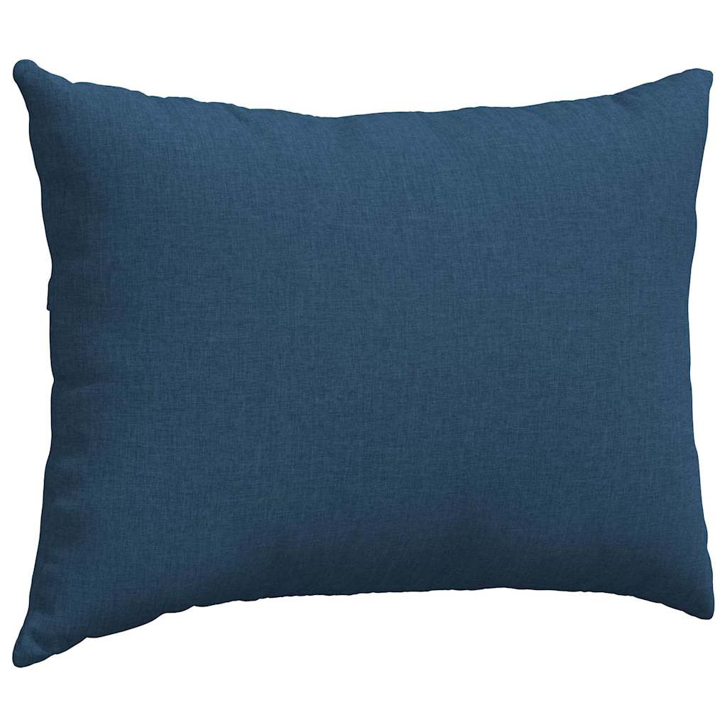 Sofakissen 2 pcs Blau 70 x 50 cm Stoff