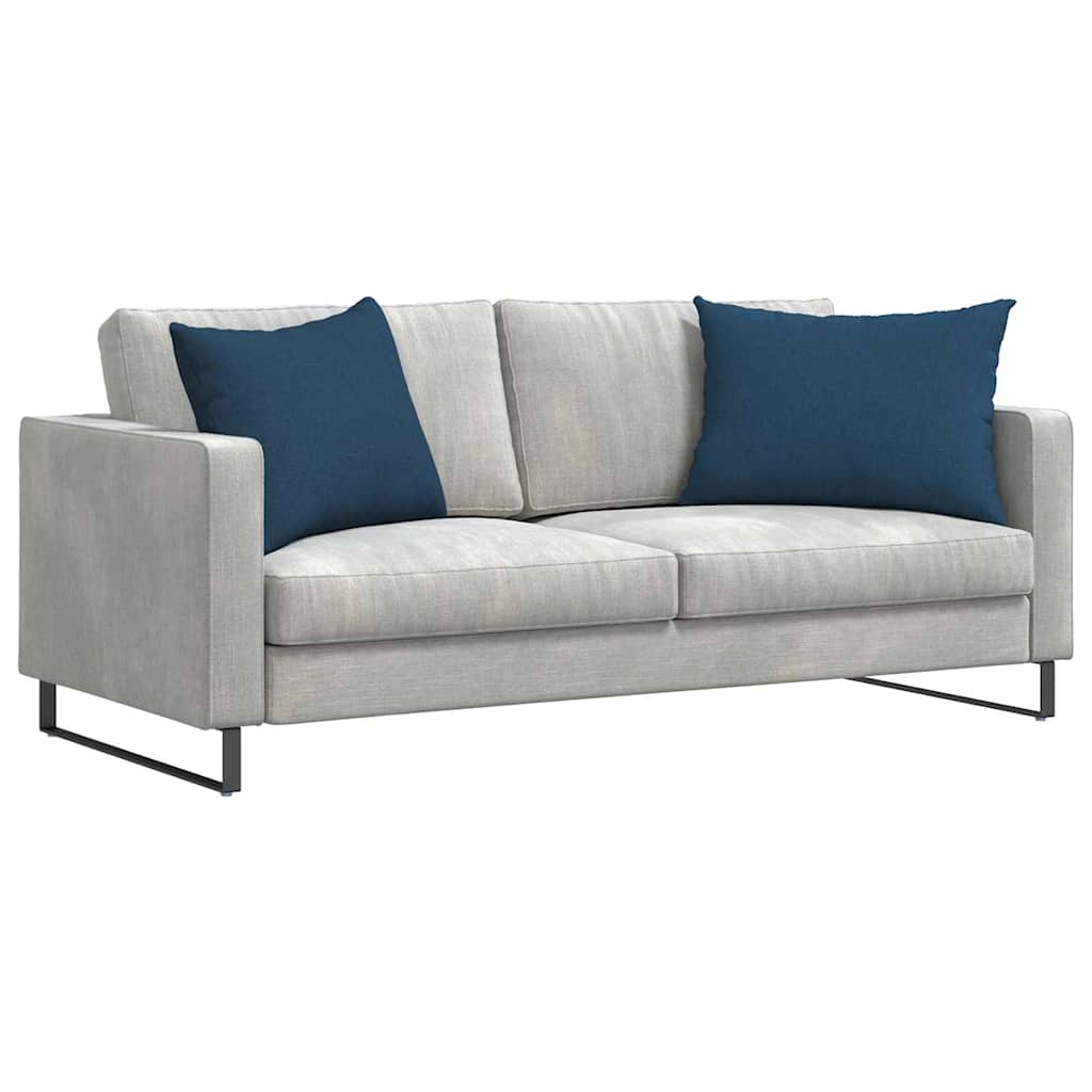 Sofakissen 2 pcs Blau 70 x 50 cm Stoff