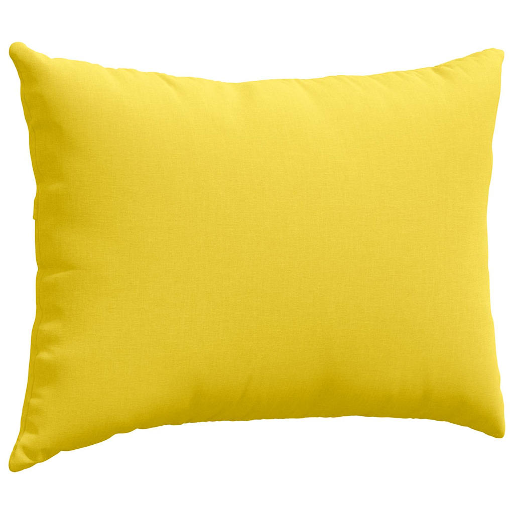 Sofakissen 2 pcs Helles Gelb 70 x 50 cm Stoff