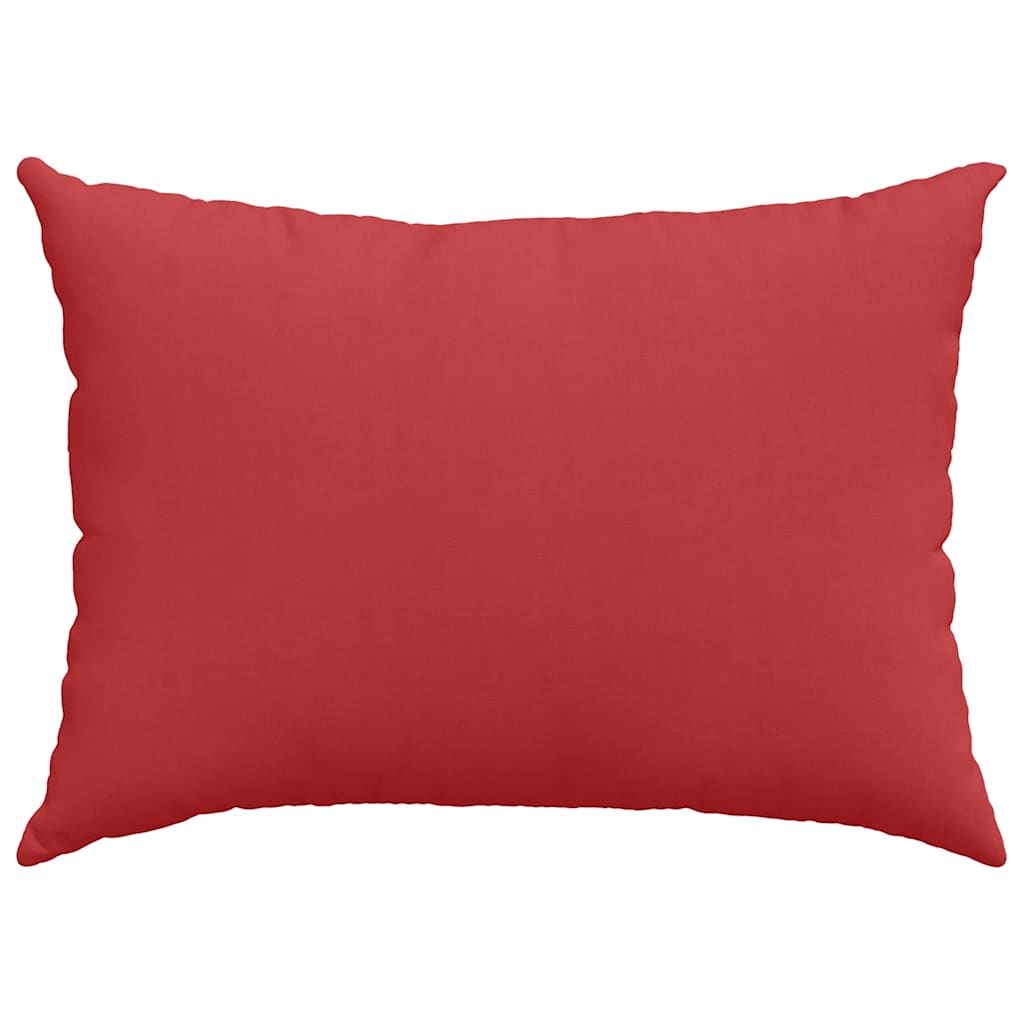 Sofakissen 2 pcs Rot 70 x 50 cm Stoff