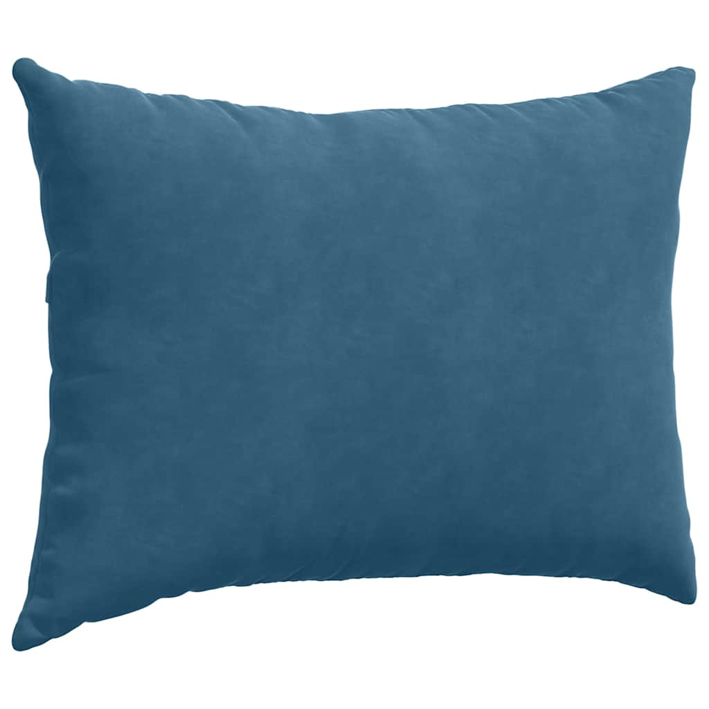 Sofakissen 2 Stück Blau 70 x 50 cm Cordstoff