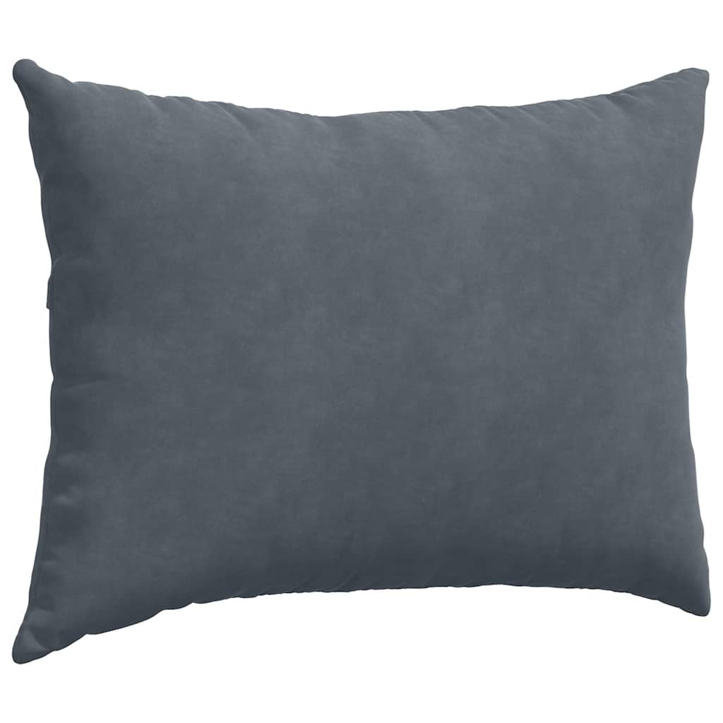 Sofakissen 2 Stück Dunkelgrau 70 x 50 cm Cordstoff