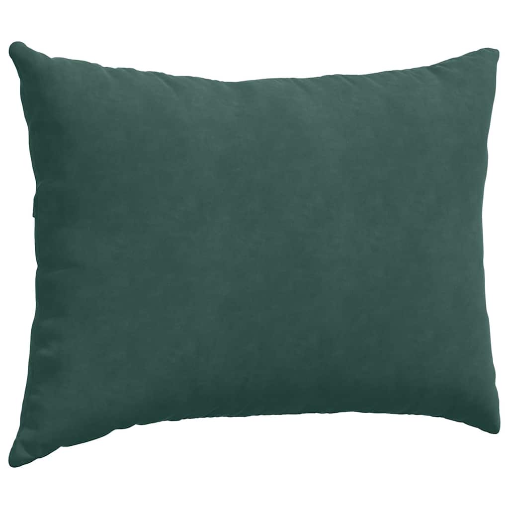 Sofakissen 2 Stück Dunkelgrün 70 x 50 cm Cordstoff