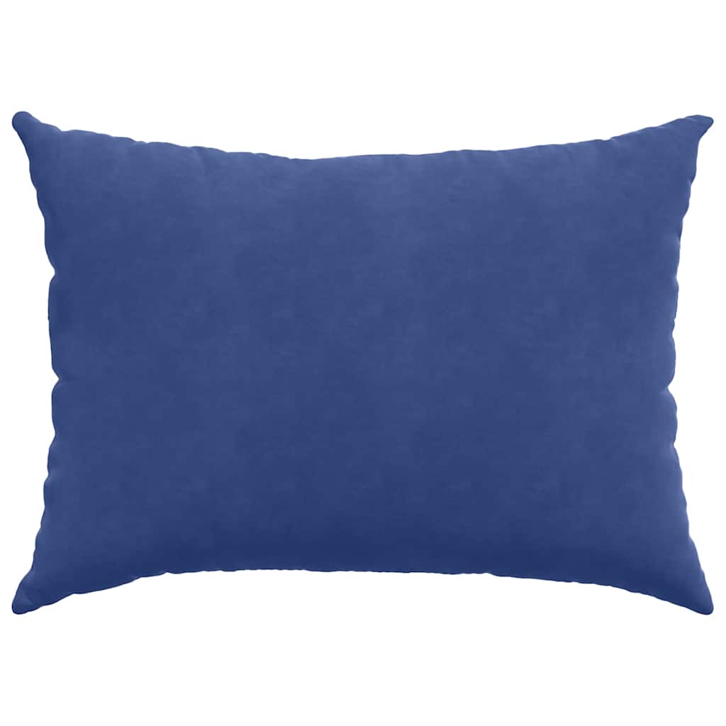 Sofakissen 2 Stück Polizeiblau 70 x 50 cm Cordstoff