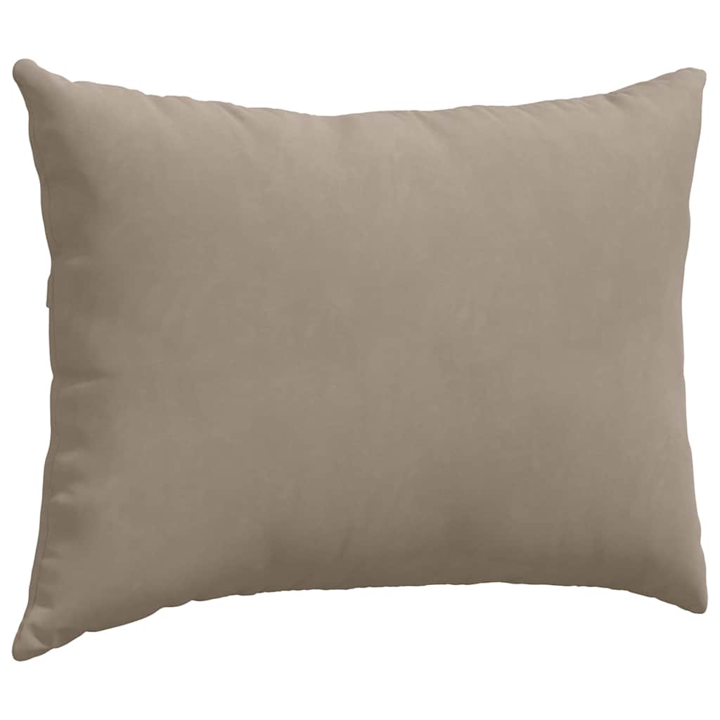 Sofakissen 2 Stück Taupe 70 x 50 cm Stoff
