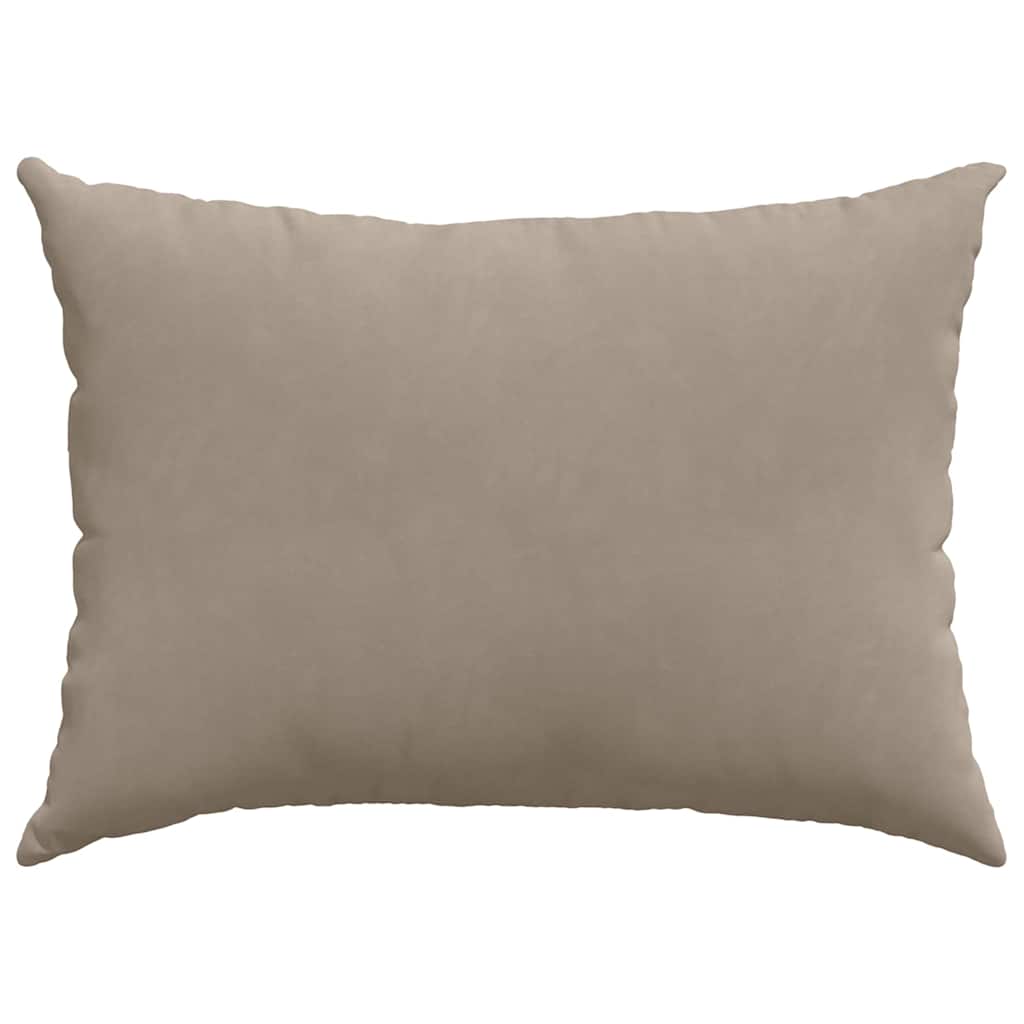 Sofakissen 2 Stück Taupe 70 x 50 cm Stoff