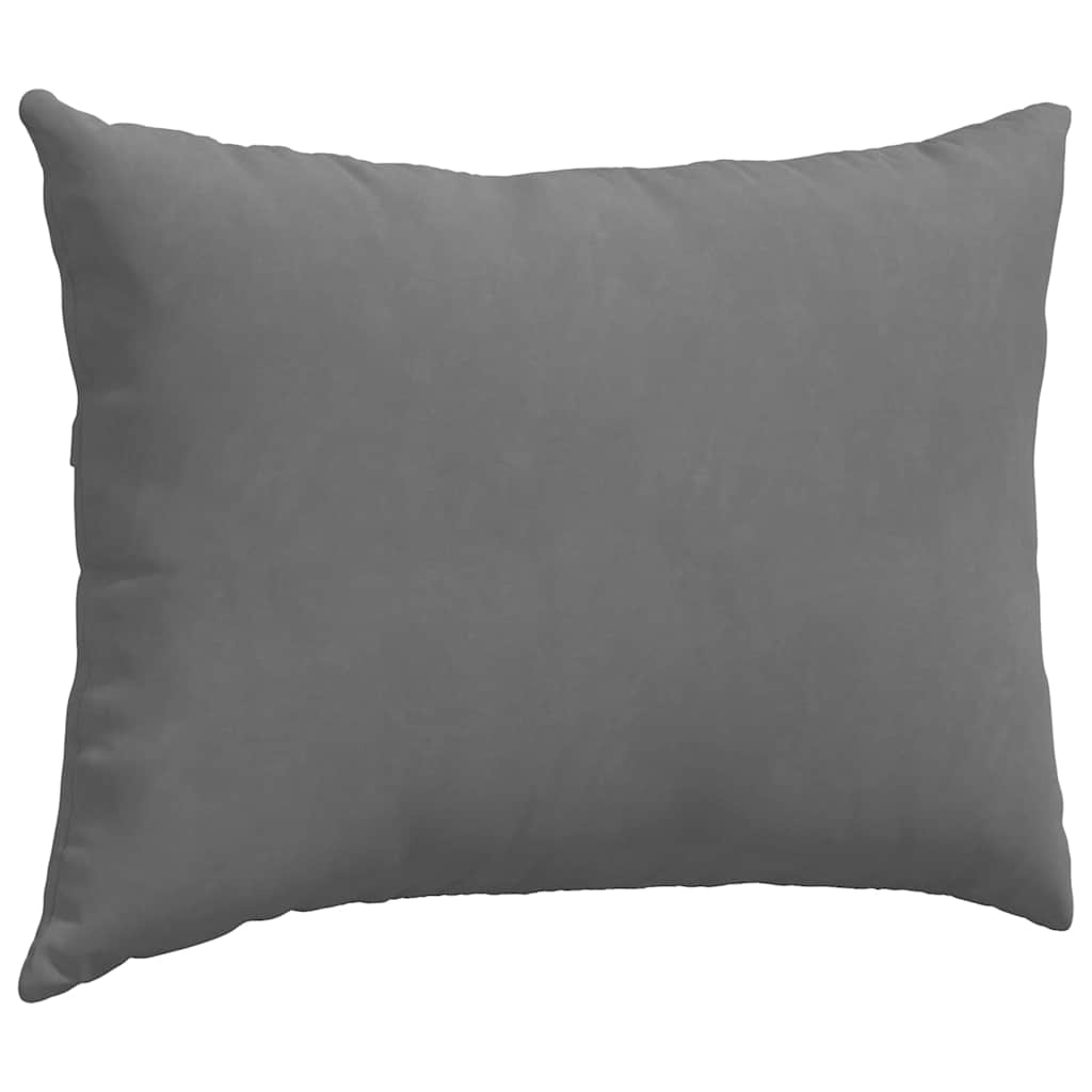 Sofakissen 2 Stück Dunkelgrau 70 x 50 cm Stoff