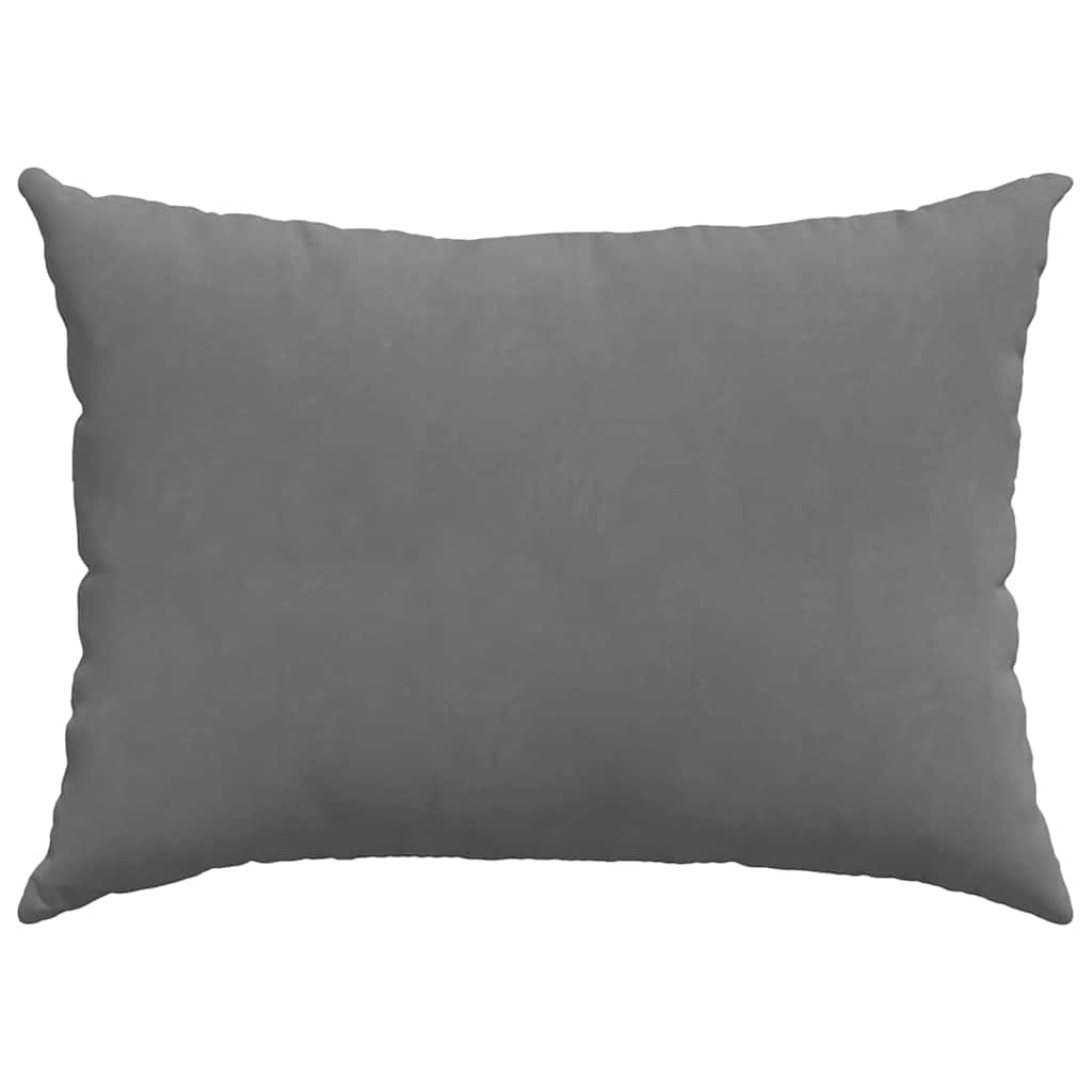 Sofakissen 2 Stück Dunkelgrau 70 x 50 cm Stoff