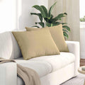 Sofakissen 2 Stück Grau-Grün 70 x 50 cm Cordstoff