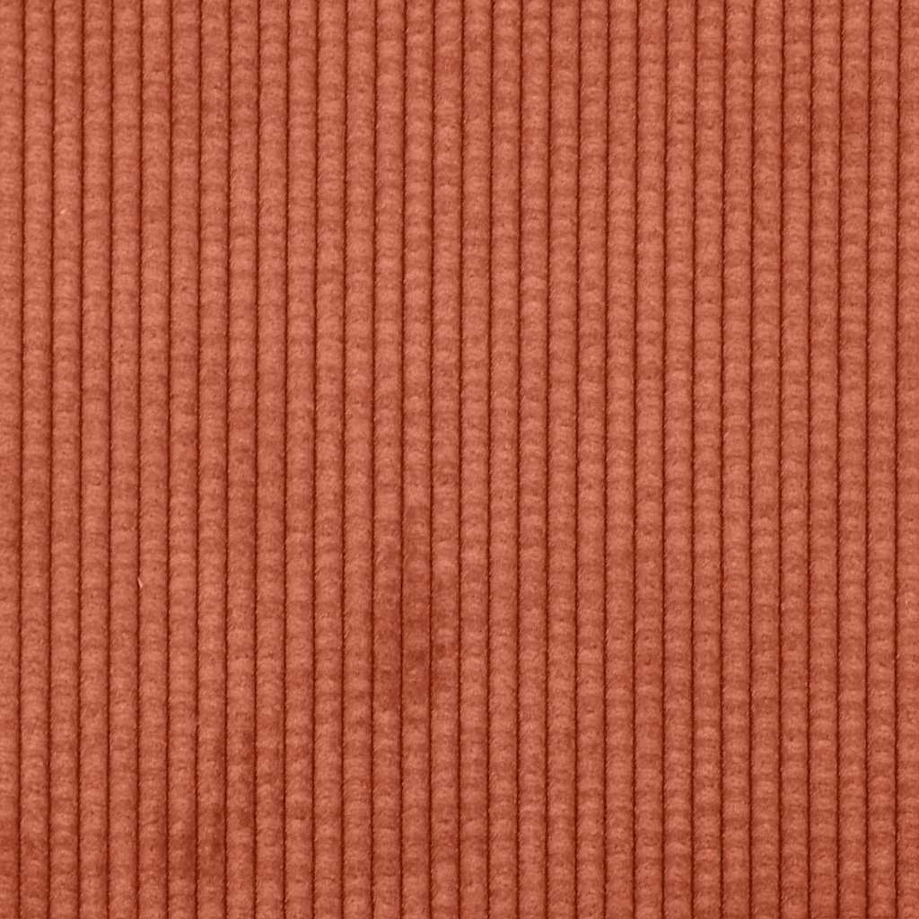 Sofakissen 2 Stück Rot-Orange 70 x 50 cm Cordstoff