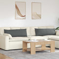 Sofakissen 2 pcs Dunkelgrau 120 x 40 cm Stoff