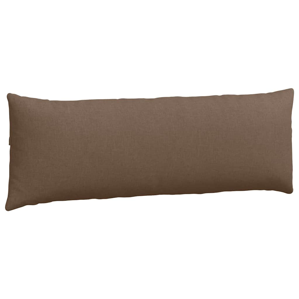 Sofakissen 2 pcs Braun 120 x 40 cm Stoff
