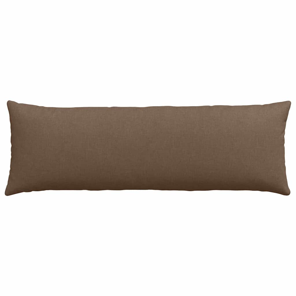 Sofakissen 2 pcs Braun 120 x 40 cm Stoff