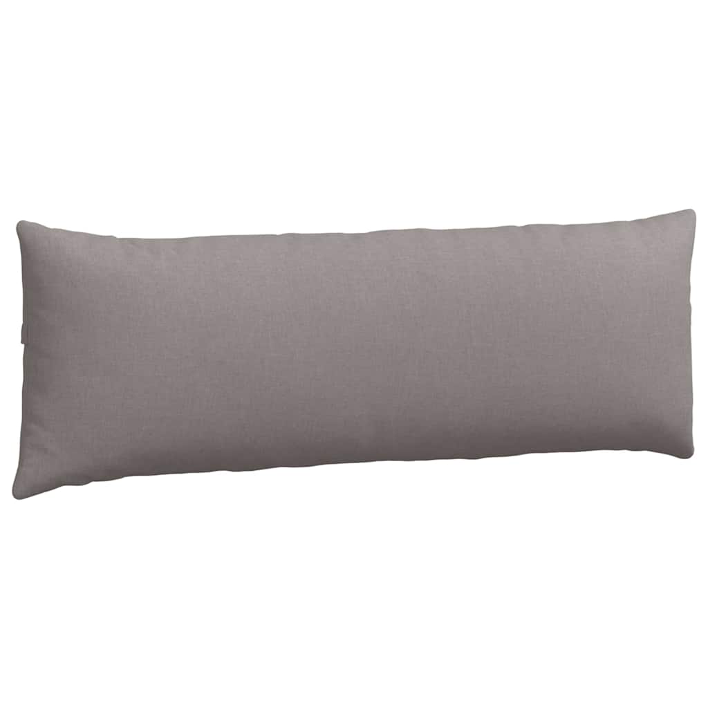 Sofakissen 2 pcs Taupe 120 x 40 cm Stoff