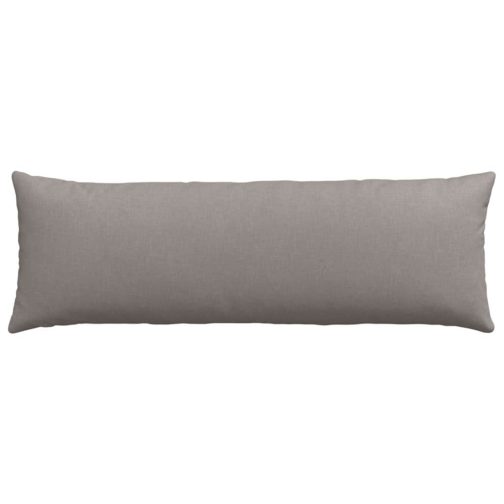 Sofakissen 2 pcs Taupe 120 x 40 cm Stoff