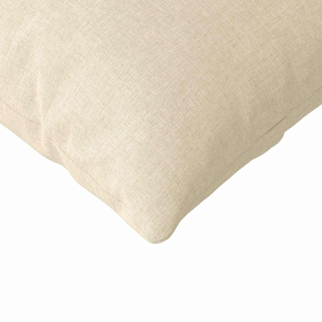 Sofakissen 2 pcs Creme 120 x 40 cm Stoff