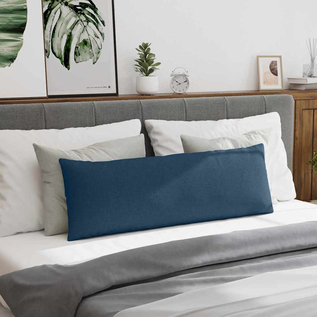 Sofakissen 2 pcs Blau 120 x 40 cm Stoff