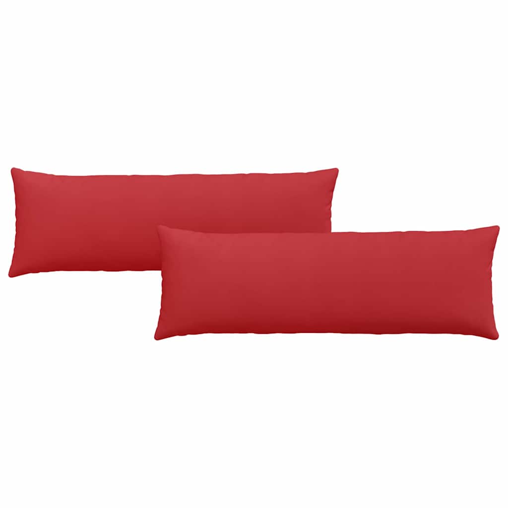 Sofakissen 2 pcs Rot 120 x 40 cm Stoff