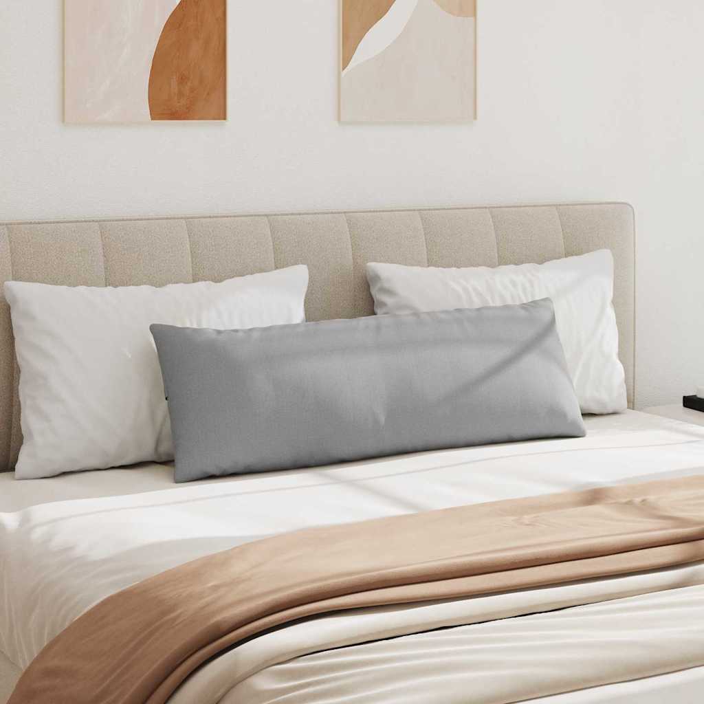 Sofakissen 2 pcs Wolkengrau 120 x 40 cm Stoff