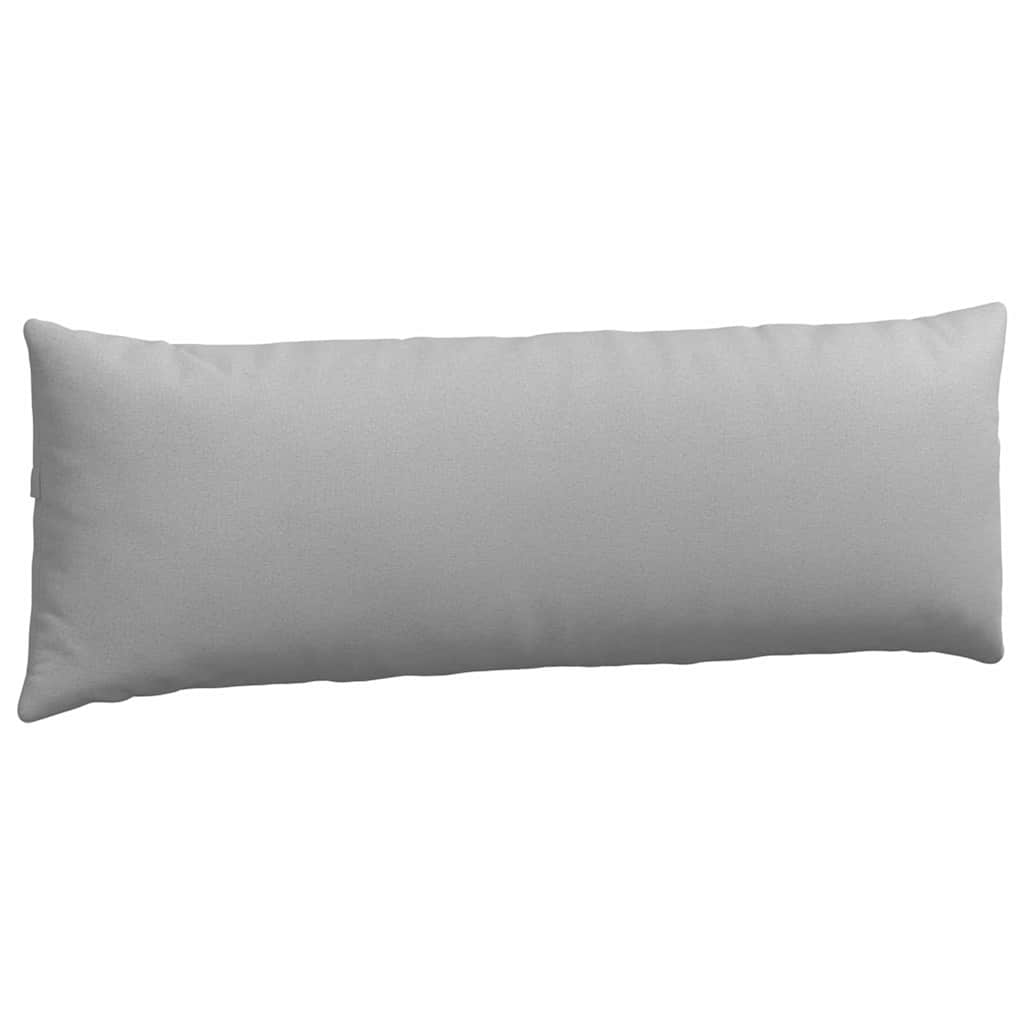 Sofakissen 2 pcs Wolkengrau 120 x 40 cm Stoff