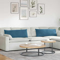 Sofakissen 2 Stück Blau 120 x 40 cm Cordstoff