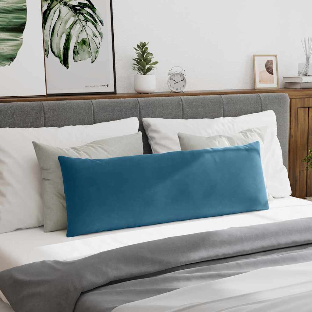 Sofakissen 2 Stück Blau 120 x 40 cm Cordstoff