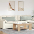 Sofakissen 2 Stück Hellgrau 120 x 40 cm Cordstoff