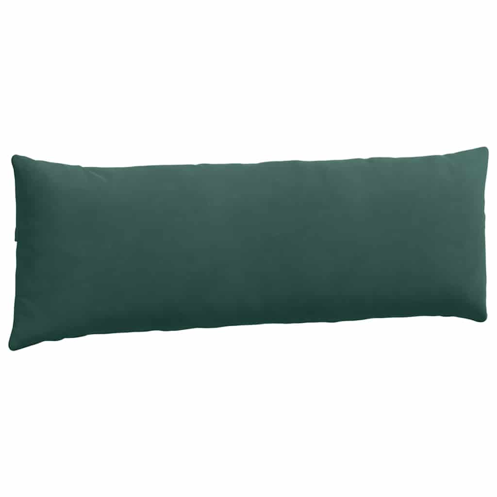 Sofakissen 2 Stück Dunkelgrün 120 x 40 cm Cordstoff