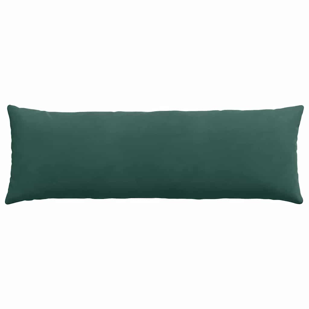 Sofakissen 2 Stück Dunkelgrün 120 x 40 cm Cordstoff
