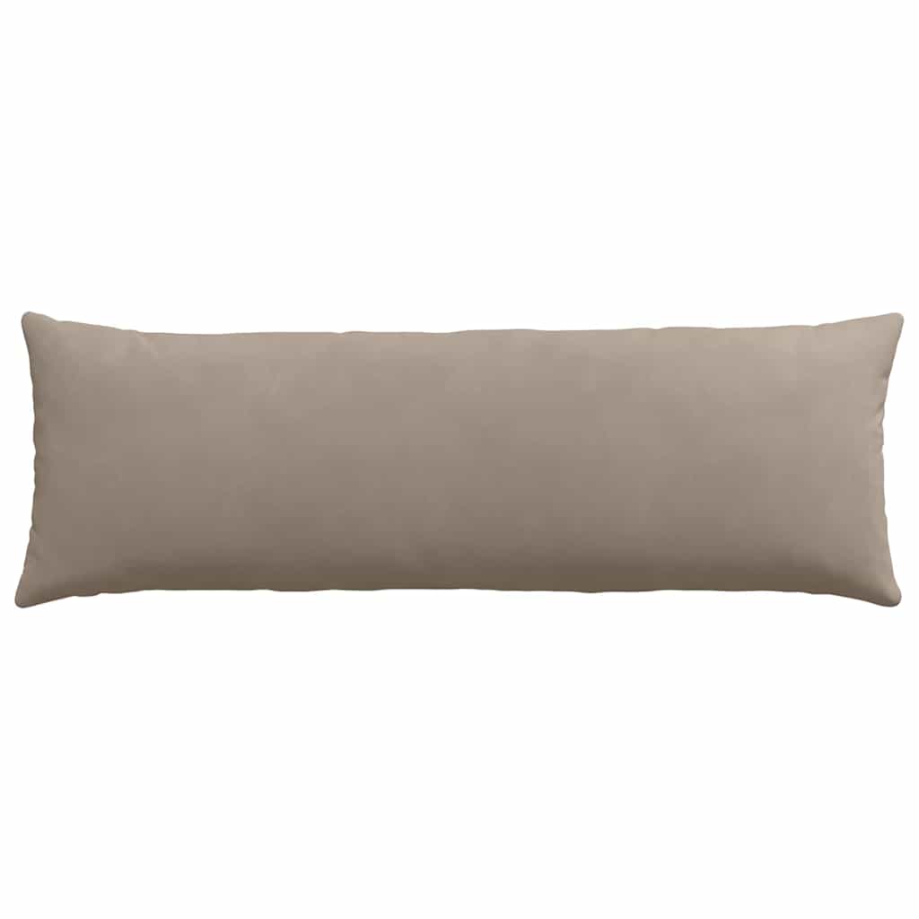 Sofakissen 2 Stück Taupe 120 x 40 cm Stoff