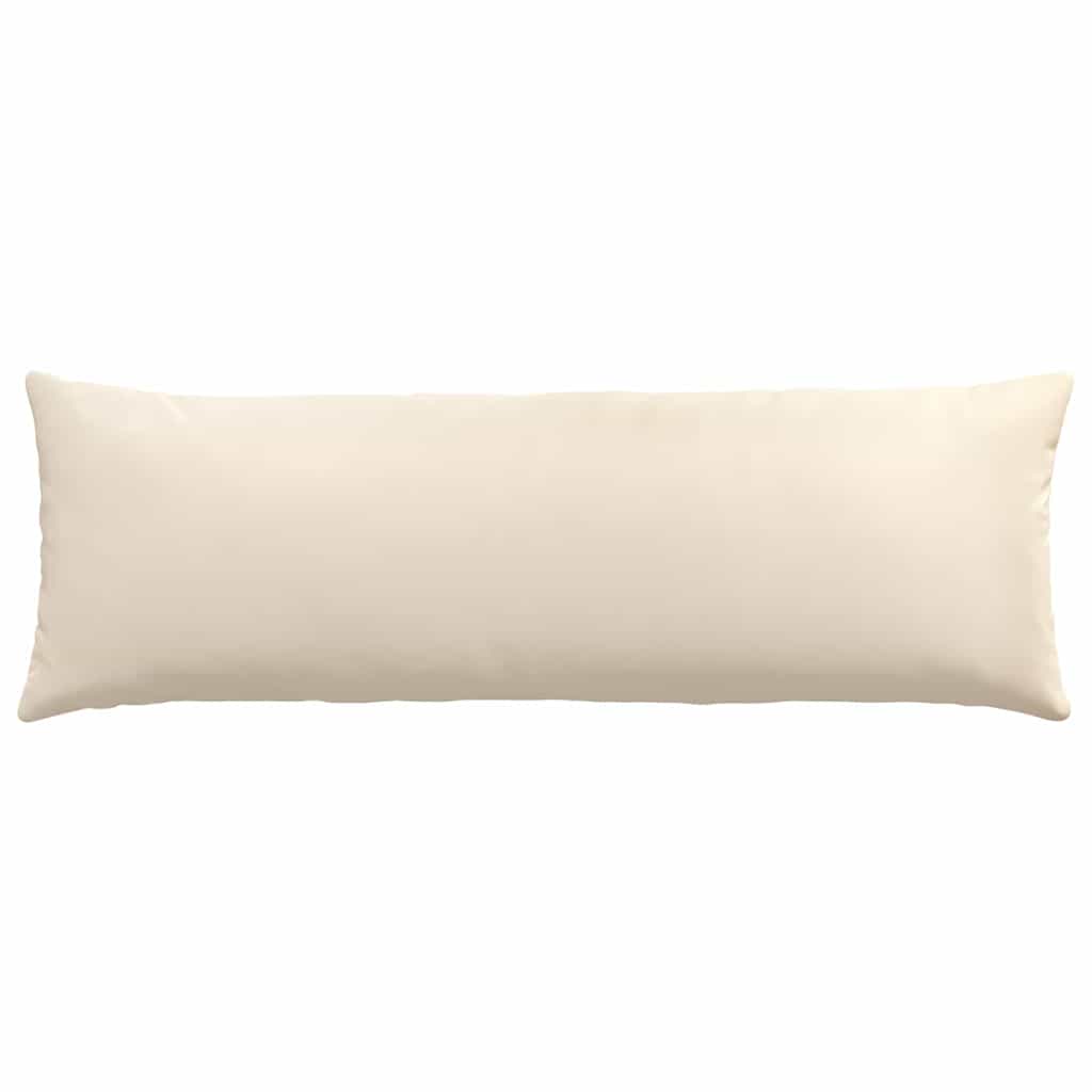 Sofakissen 2 Stück Beige 120 x 40 cm Stoff