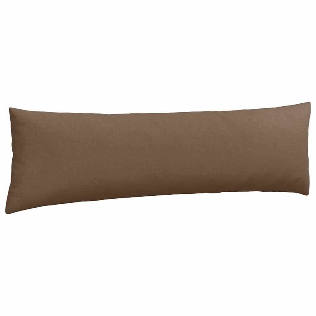 Sofakissen 2 pcs Braun 145 x 40 cm Stoff