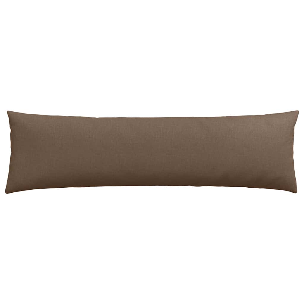 Sofakissen 2 pcs Braun 145 x 40 cm Stoff