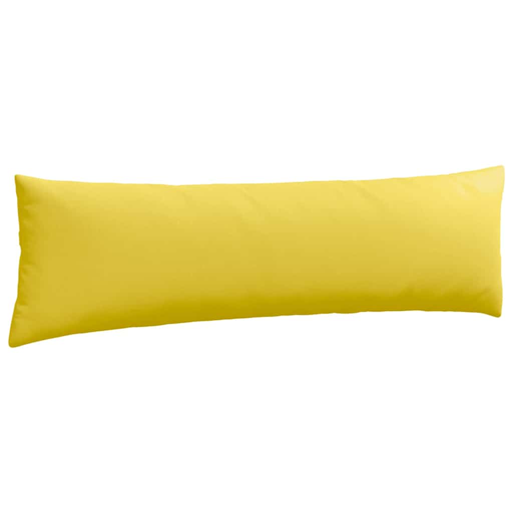 Sofakissen 2 pcs Helles Gelb 145 x 40 cm Stoff