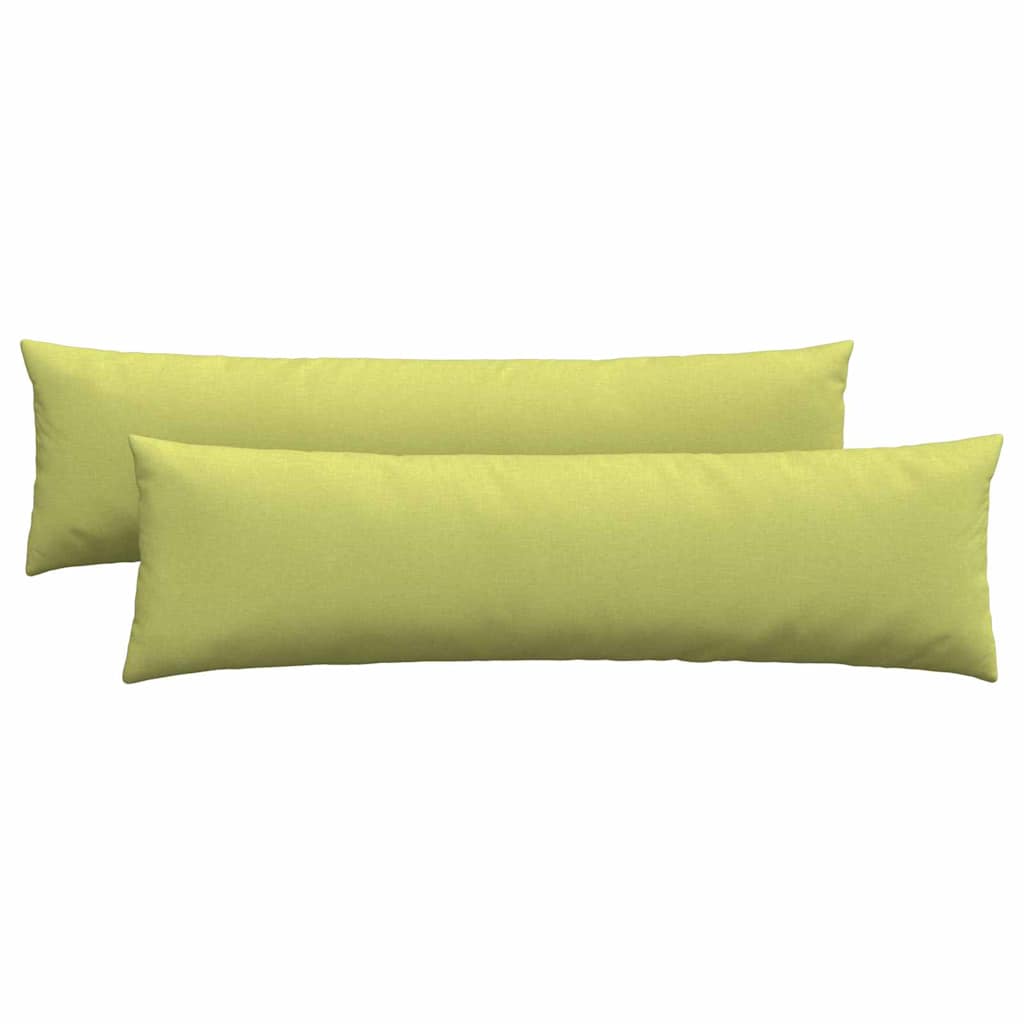 Sofakissen 2 pcs Hellgrün 145 x 40 cm Stoff