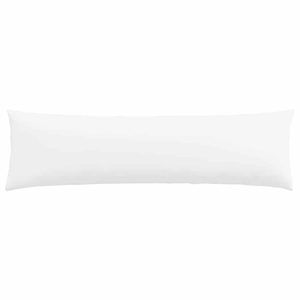 Sofakissen 2 pcs Weiß 145 x 40 cm Stoff