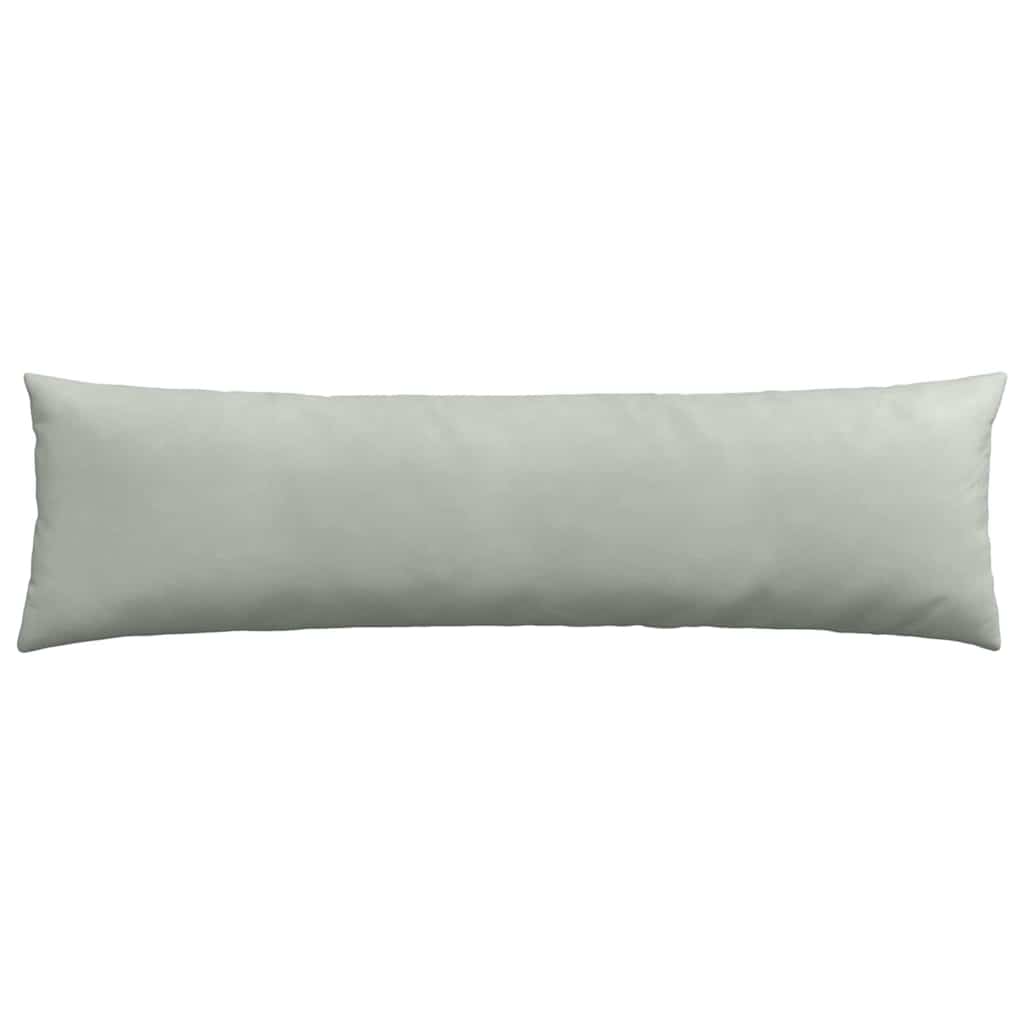 Sofakissen 2 Stück Hellgrau 145 x 40 cm Cordstoff