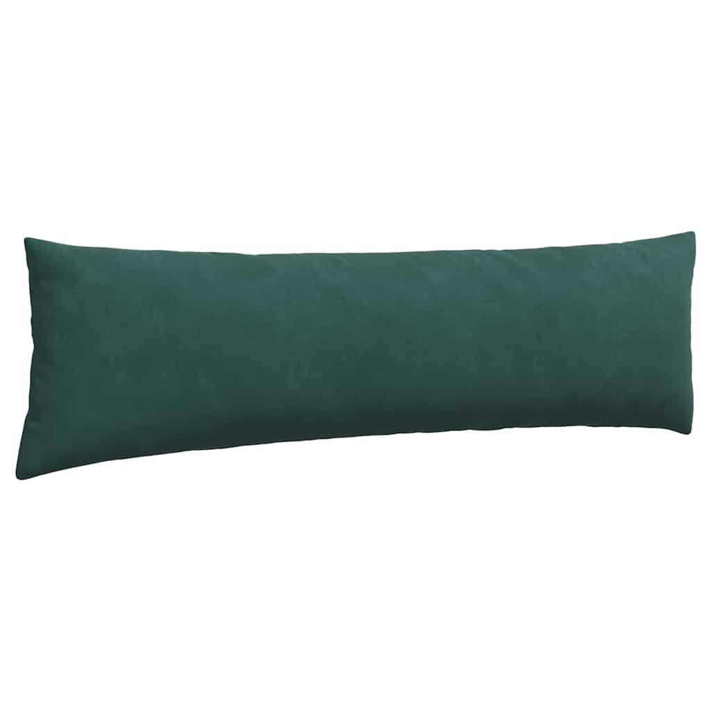 Sofakissen 2 Stück Dunkelgrün 145 x 40 cm Cordstoff